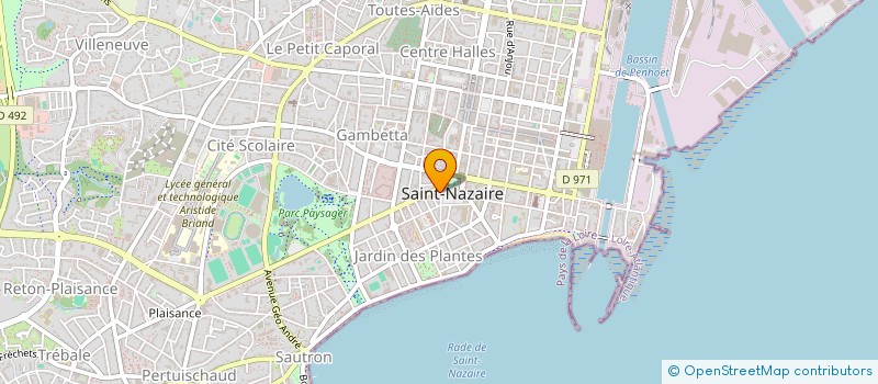 localisation de l'entreprise MONSIEUR ABDELAZIM HARBY  SAINT-NAZAIRE