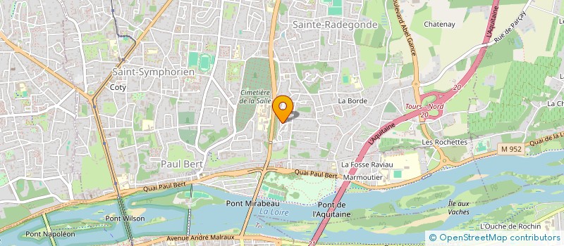 localisation de l'entreprise MONSIEUR ABDELAZIZ ABABSA  TOURS