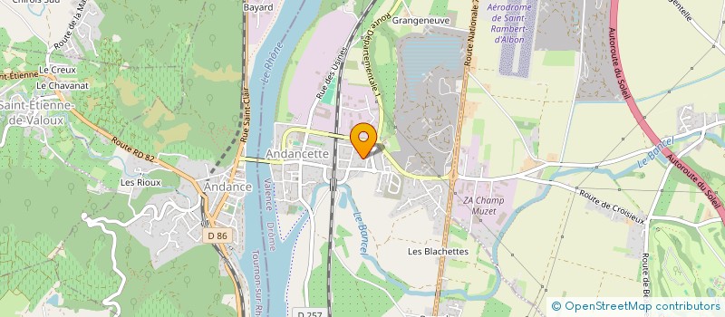 localisation de l'entreprise MONSIEUR ABDELAZIZ ABDELLI à ANDANCETTE