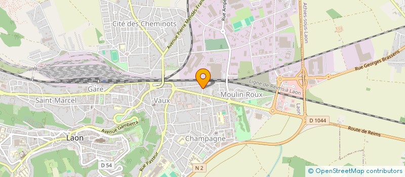 localisation de l'entreprise MONSIEUR ABDELAZIZ ABIDA à LAON