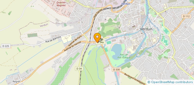 localisation de l'entreprise MONSIEUR ABDELAZIZ ABIDA à VERDUN