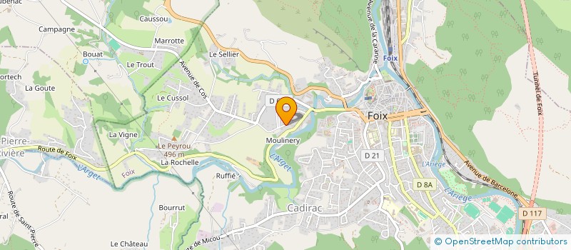 localisation de l'entreprise MONSIEUR ABDELAZIZ ABIDA à FOIX