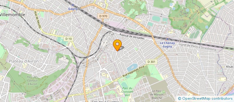 localisation de l'entreprise MONSIEUR ABDELAZIZ AIT ALI YAHIA  VILLEMOMBLE