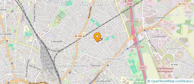 localisation de l'entreprise MONSIEUR ABDELAZIZ AMMOUR à TOULOUSE