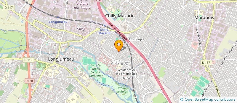 localisation de l'entreprise MONSIEUR ABDELAZIZ AOUCHAL à CHILLY-MAZARIN
