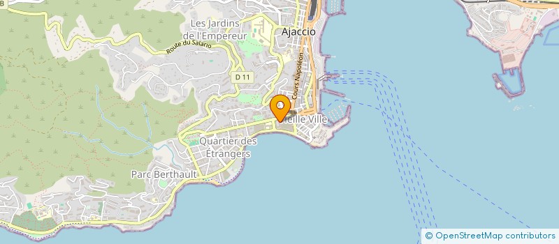 localisation de l'entreprise MONSIEUR ABDELAZIZ AOUSSAR TAHIRI à AJACCIO