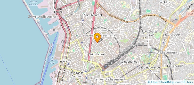localisation de l'entreprise MONSIEUR ABDELAZIZ ARIANE  MARSEILLE