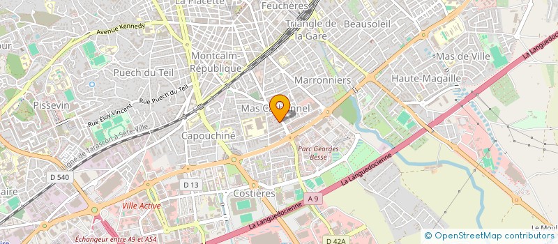 localisation de l'entreprise MONSIEUR ABDELAZIZ AZELMAT  NIMES