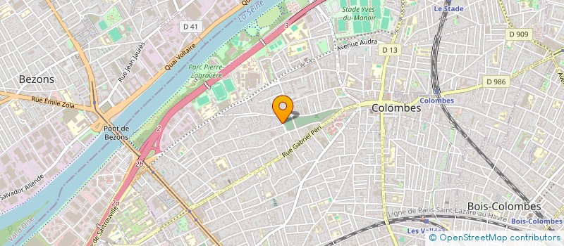localisation de l'entreprise MONSIEUR ABDELAZIZ BAIDOURI à COLOMBES