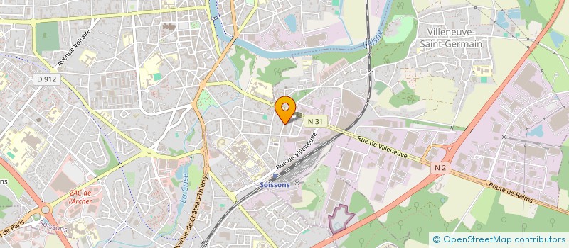localisation de l'entreprise MONSIEUR ABDELAZIZ BEDJA à SOISSONS