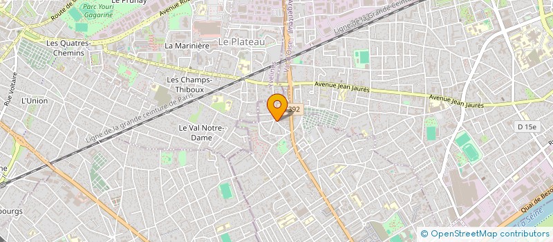 localisation de l'entreprise MONSIEUR ABDELAZIZ BELHESSANE à PANTIN