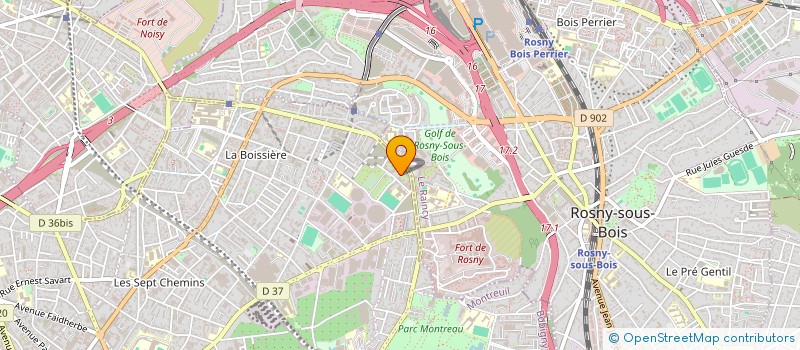 localisation de l'entreprise MONSIEUR ABDELAZIZ BEN AMMAR à MONTREUIL