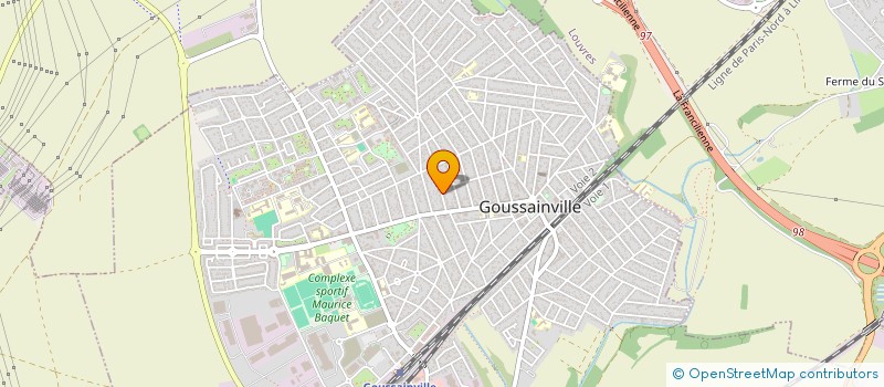 localisation de l'entreprise MONSIEUR ABDELAZIZ BEN SAAD  GOUSSAINVILLE