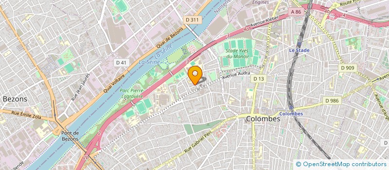 localisation de l'entreprise MONSIEUR ABDELAZIZ BENAMARA à COLOMBES