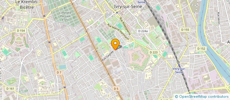 localisation de l'entreprise MONSIEUR ABDELAZIZ BENAMARA  IVRY-SUR-SEINE