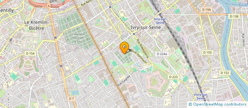 localisation de l'entreprise MONSIEUR ABDELAZIZ BENARBIA à IVRY-SUR-SEINE