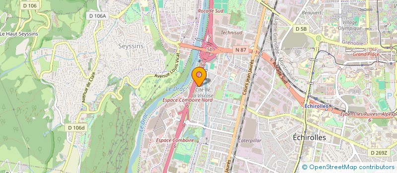 localisation de l'entreprise MONSIEUR ABDELAZIZ BENDAOUD à ECHIROLLES