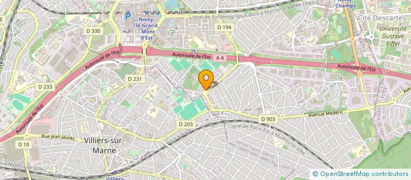 localisation de l'entreprise MONSIEUR ABDELAZIZ BENJMAA  NOISY-LE-GRAND