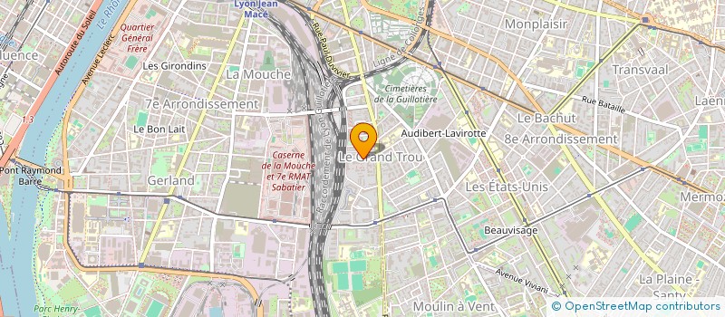 localisation de l'entreprise MONSIEUR ABDELAZIZ BENLAMINE  LYON