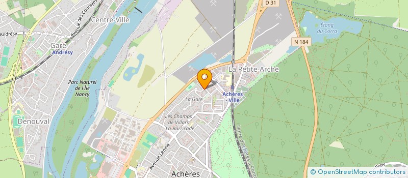 localisation de l'entreprise MONSIEUR ABDELAZIZ BENOUARET  ACHERES