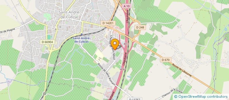 localisation de l'entreprise MONSIEUR ABDELAZIZ BOUAGUID  SAINT-ANDRE-DE-CUBZAC