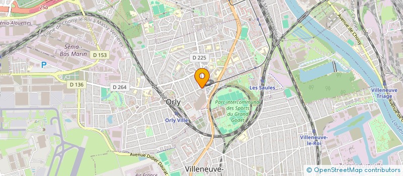 localisation de l'entreprise MONSIEUR ABDELAZIZ BOUGANDOURA à ORLY