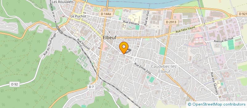 localisation de l'entreprise MONSIEUR ABDELAZIZ BOUGHABA  CAUDEBEC-LES-ELBEUF