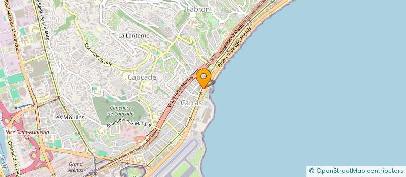 localisation de l'entreprise MONSIEUR ABDELAZIZ BOUGHERARA à NICE