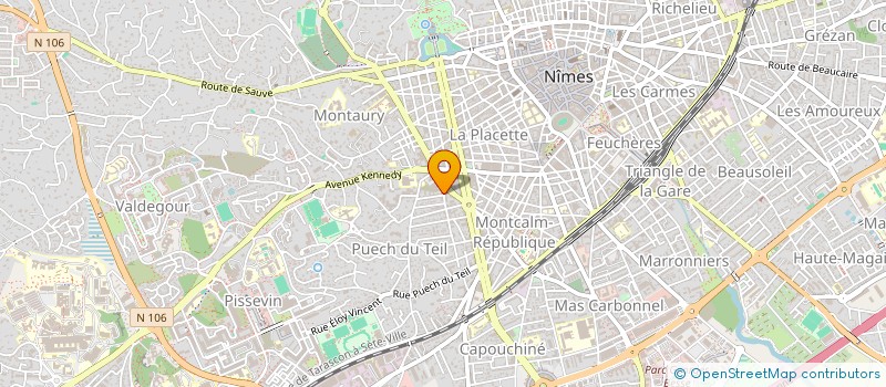 localisation de l'entreprise MONSIEUR ABDELAZIZ BOUKHLIQ  NIMES