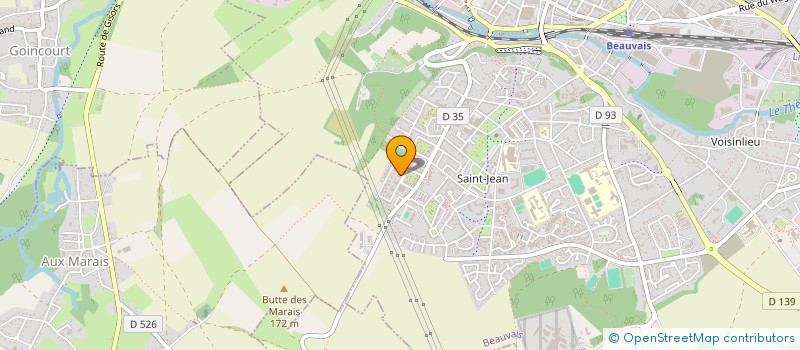 localisation de l'entreprise MONSIEUR ABDELAZIZ BOULAHFA  BEAUVAIS