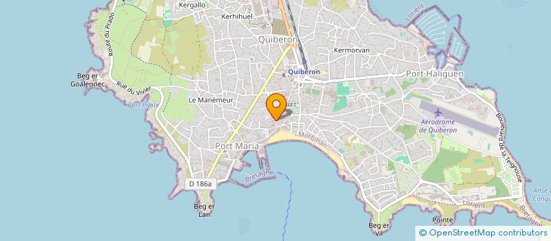 localisation de l'entreprise MONSIEUR ABDELAZIZ BOULAHIA  QUIBERON