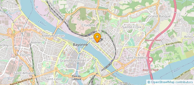 localisation de l'entreprise MONSIEUR ABDELAZIZ BOUSSAAD  BIARRITZ