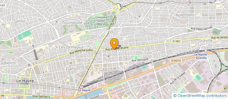 localisation de l'entreprise MONSIEUR ABDELAZIZ BRIKI à LE HAVRE