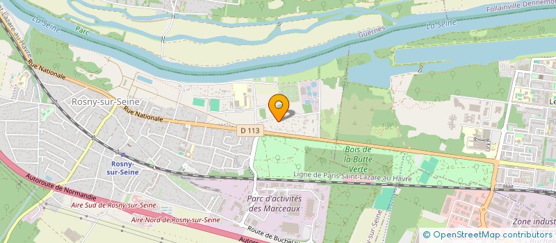 localisation de l'entreprise MONSIEUR ABDELAZIZ CHAARAOUI  ROSNY-SUR-SEINE