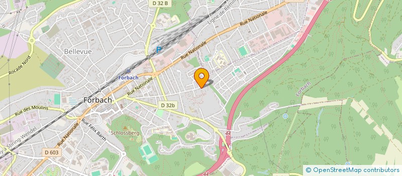 localisation de l'entreprise MONSIEUR ABDELAZIZ CHAIB  FORBACH