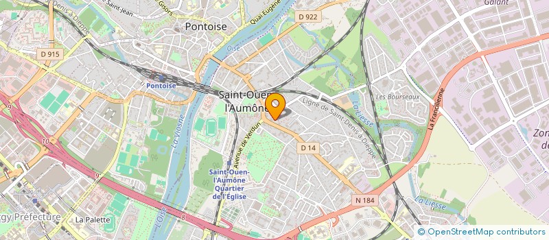 localisation de l'entreprise MONSIEUR ABDELAZIZ CHAKHSSI  SAINT-OUEN-L'AUMONE