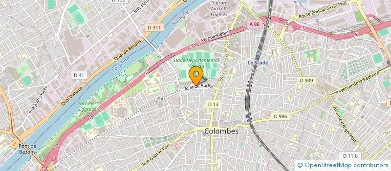localisation de l'entreprise MONSIEUR ABDELAZIZ DEMOUCHE à COLOMBES