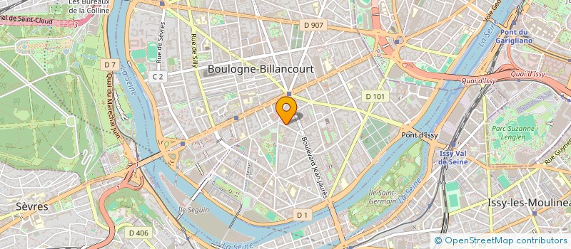 localisation de l'entreprise MONSIEUR ABDELAZIZ DJEDDIS à BOULOGNE-BILLANCOURT