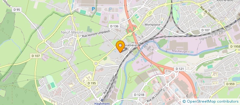 localisation de l'entreprise MONSIEUR ABDELAZIZ DOUHI  HAUTMONT