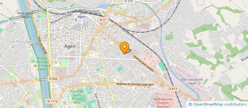 localisation de l'entreprise MONSIEUR ABDELAZIZ EL BRIKSI  AGEN