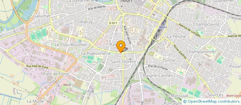 localisation de l'entreprise MONSIEUR ABDELAZIZ EL GARGATI  NIORT