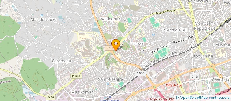 localisation de l'entreprise MONSIEUR ABDELAZIZ EL GHAIATI  NIMES