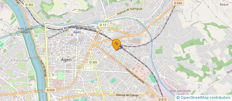 localisation de l'entreprise MONSIEUR ABDELAZIZ EL HARDOUMI  AGEN