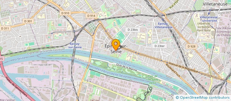 localisation de l'entreprise MONSIEUR ABDELAZIZ EL MOATAMID  EPINAY-SUR-SEINE