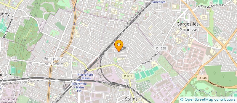 localisation de l'entreprise MONSIEUR ABDELAZIZ EL MRINI à STAINS