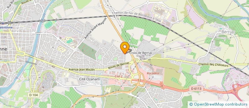 localisation de l'entreprise MONSIEUR ABDELAZIZ EL OUARDI  CARCASSONNE