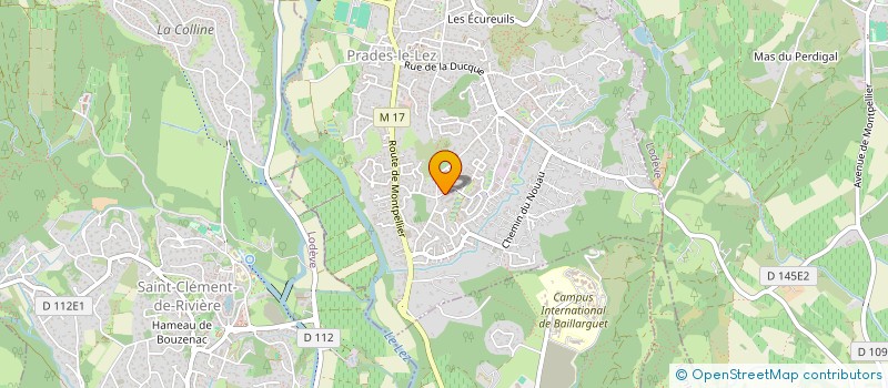 localisation de l'entreprise MONSIEUR ABDELAZIZ ES SAADAOUI  PRADES-LE-LEZ