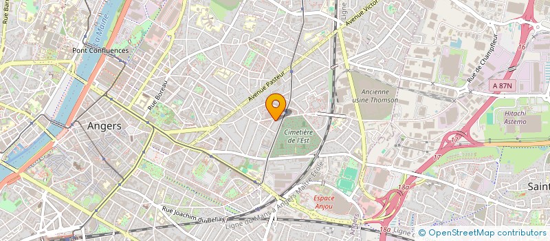 localisation de l'entreprise MONSIEUR ABDELAZIZ FAJR à ANGERS