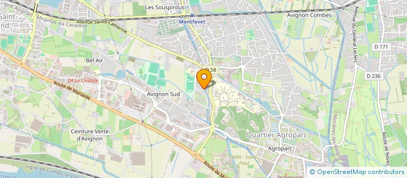 localisation de l'entreprise MONSIEUR ABDELAZIZ FARES  AVIGNON