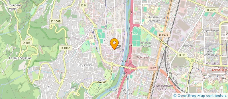 localisation de l'entreprise MONSIEUR ABDELAZIZ GABSI à SEYSSINS